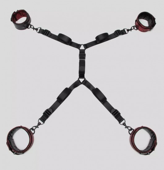 Изысканный набор фиксаций на кровати Reversible Under Mattress Restraint Set - Fifty Shades of Grey - купить с доставкой в Кирове