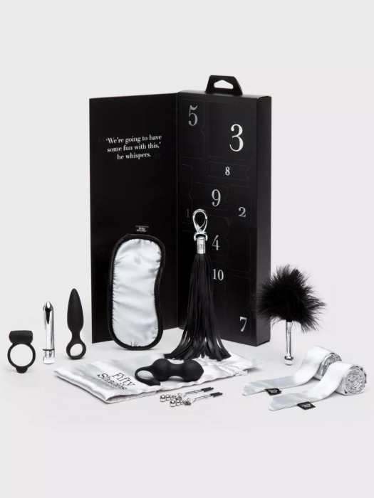 Эротический набор Pleasure Overload 10 Days of Play Gift Set - Fifty Shades of Grey - купить с доставкой в Кирове