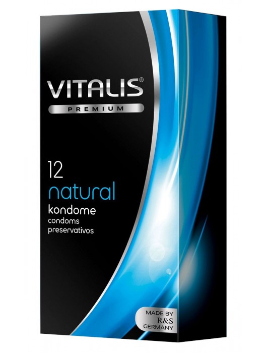 Классические презервативы VITALIS PREMIUM natural - 12 шт. - Vitalis - купить с доставкой в Кирове