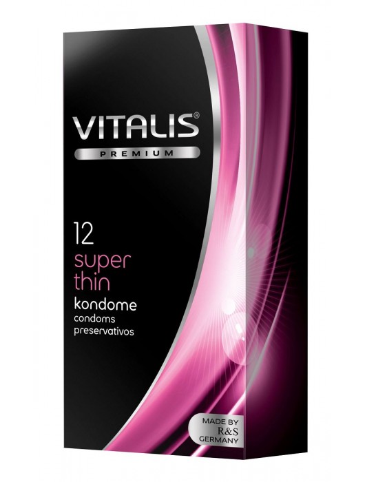 Ультратонкие презервативы VITALIS PREMIUM super thin - 12 шт. - Vitalis - купить с доставкой в Кирове