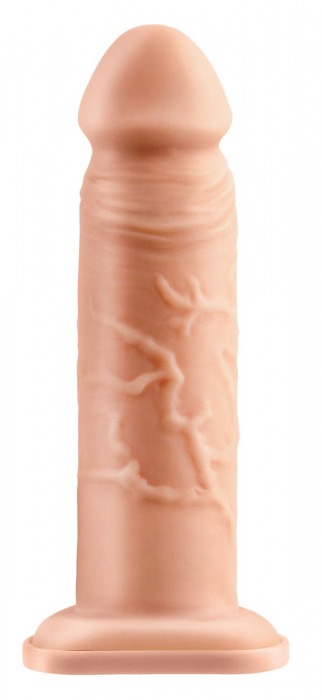 Телесный реалистичный фаллоимитатор с полостью Silicone Hollow Extension - 20 см. - Pipedream - купить с доставкой в Кирове