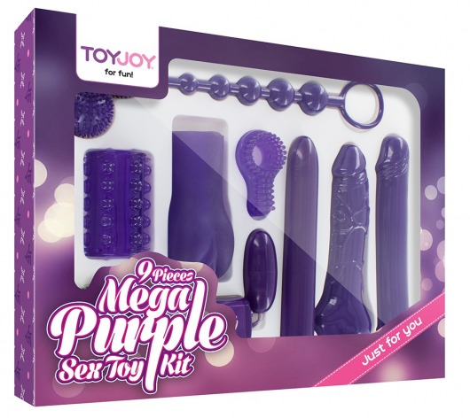 Эротический набор Toy Joy Mega Purple - Toy Joy - купить с доставкой в Кирове
