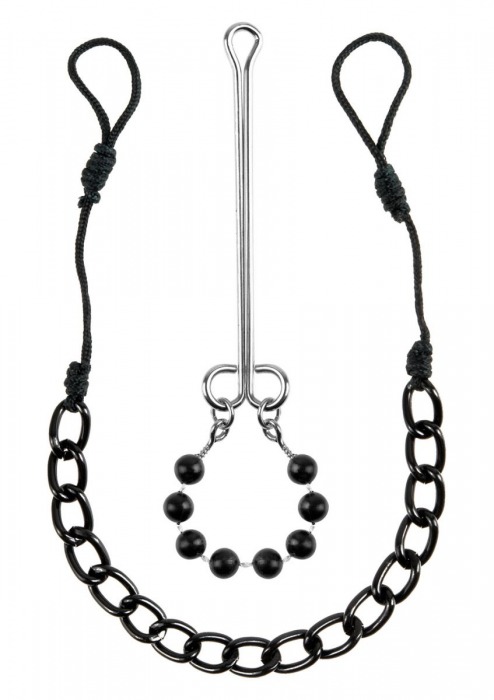 Интимные украшения с бусинами NIPPLE   CLIT JEWELRY - Pipedream - купить с доставкой в Кирове
