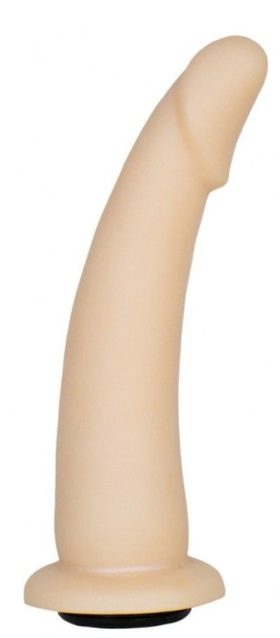Телесная гладкая насадка-фаллоимитатор Harness - 17 см. - LOVETOY (А-Полимер) - купить с доставкой в Кирове