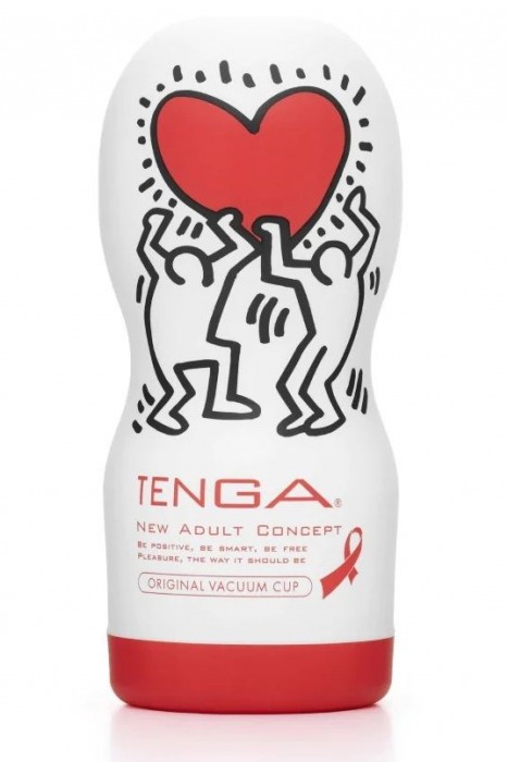 Мастурбатор Keith Haring Cup Deep Throat - Tenga - в Кирове купить с доставкой