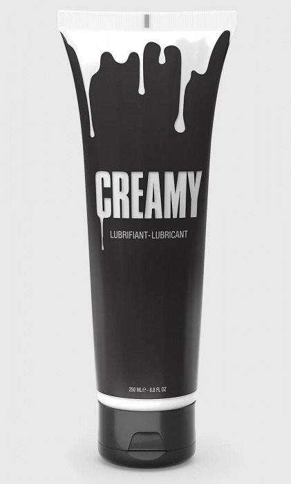 Смазка на водной основе Creamy с консистенцией спермы - 250 мл. - Strap-on-me - купить с доставкой в Кирове