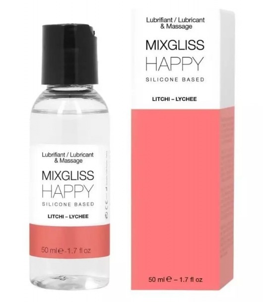 Смазка на силиконовой основе Mixgliss Happy - 50 мл. - Mixgliss - купить с доставкой в Кирове