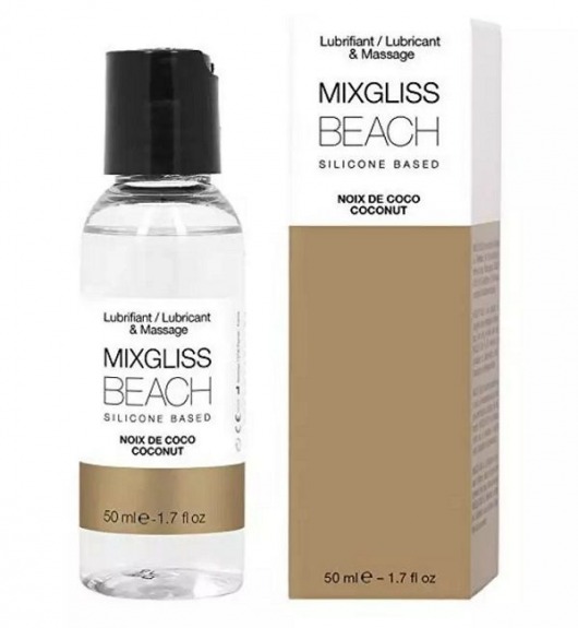 Смазка на силиконовой основе Mixgliss Beach - 50 мл. - Mixgliss - купить с доставкой в Кирове