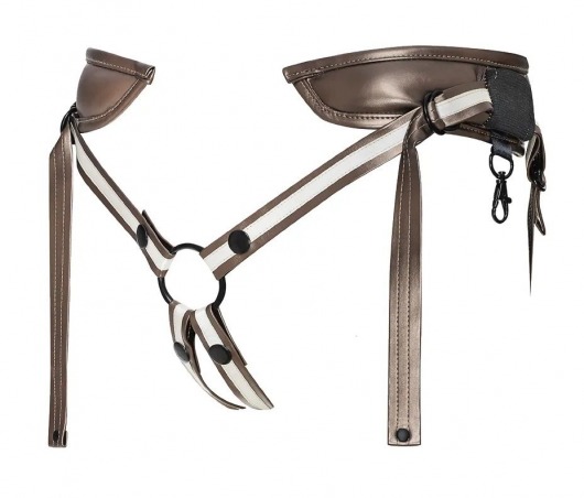Бронзовый пояс для насадок Desirous Harness - Strap-on-me - купить с доставкой в Кирове