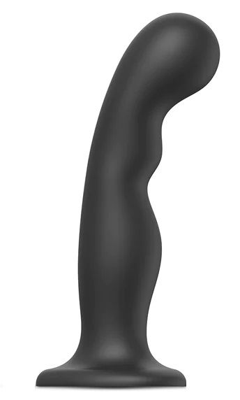 Черная насадка Strap-On-Me Dildo Plug P G size XXL - Strap-on-me - купить с доставкой в Кирове