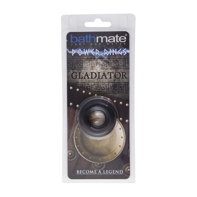 Чёрное эрекционное кольцо Gladiator - Bathmate - в Кирове купить с доставкой