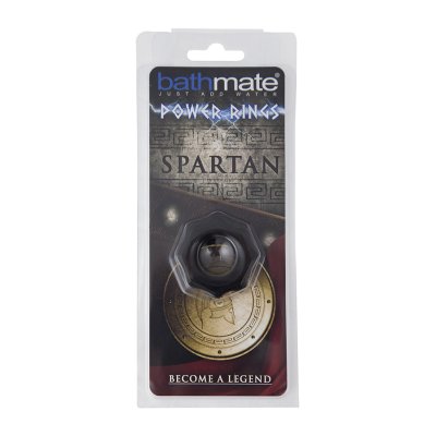Чёрное эрекционное кольцо Spartan - Bathmate - в Кирове купить с доставкой