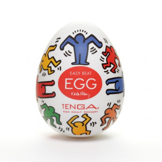 Мастурбатор-яйцо Keith Haring EGG DANCE - Tenga - в Кирове купить с доставкой
