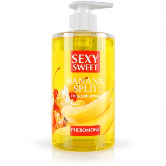 Гель для душа Sexy Sweet Banana Split с ароматом банана и феромонами - 430 мл. -  - Магазин феромонов в Кирове
