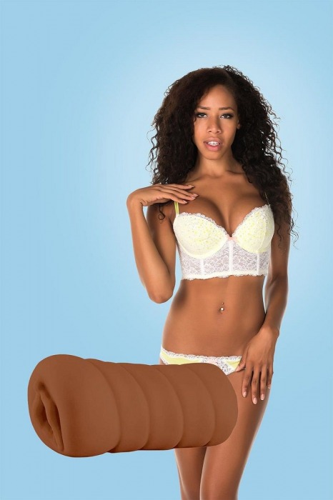 Коричневый мастурбатор-вагина BRIANNA - Dream Toys - в Кирове купить с доставкой