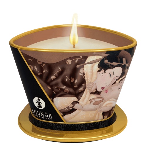 Массажная свеча Intoxicatin Chocolate с ароматом шоколада - 170 мл. - Shunga - купить с доставкой в Кирове