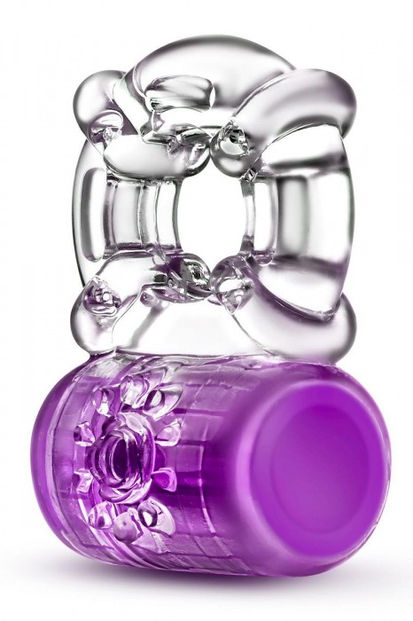 Фиолетовое эрекционное виброкольцо Pleaser Rechargeable C-Ring - Blush Novelties - в Кирове купить с доставкой