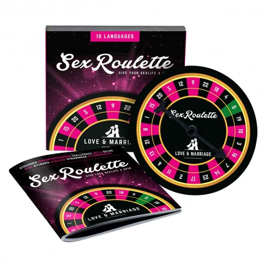 Настольная игра-рулетка Sex Roulette Love   Marriage - Tease&Please - купить с доставкой в Кирове