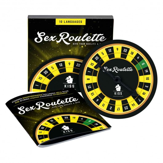 Настольная игра-рулетка Sex Roulette Kiss - Tease&Please - купить с доставкой в Кирове