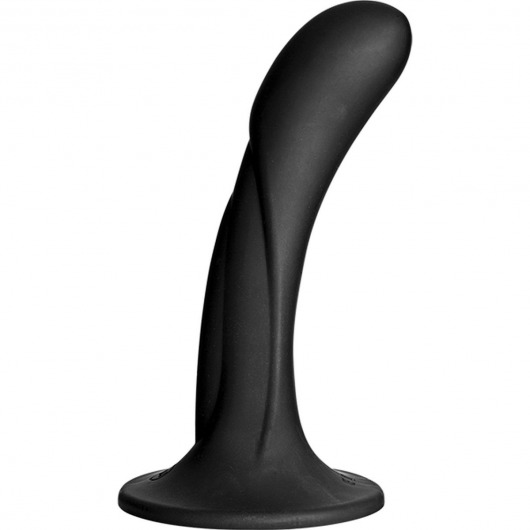 Черная изогнутая насадка Vac-U-Lock G-Spot - 16,5 см. - Doc Johnson - купить с доставкой в Кирове