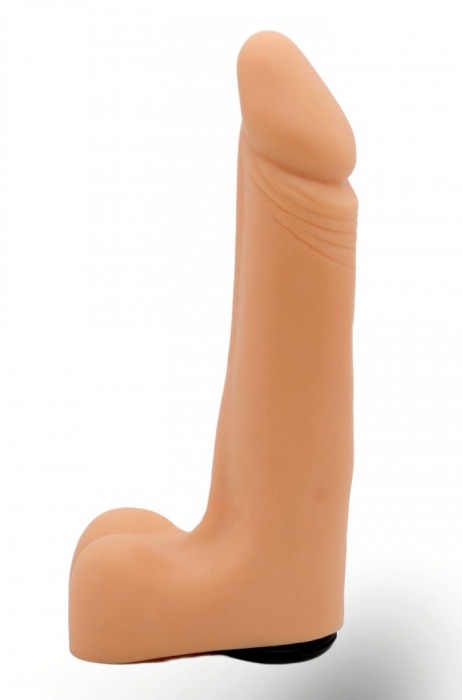 Реалистичный фаллоимитатор на трусиках с плугом - 18,5 см. - LOVETOY (А-Полимер) - купить с доставкой в Кирове