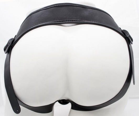 Реалистичный фаллоимитатор на трусиках с плугом - 18,5 см. - LOVETOY (А-Полимер) - купить с доставкой в Кирове