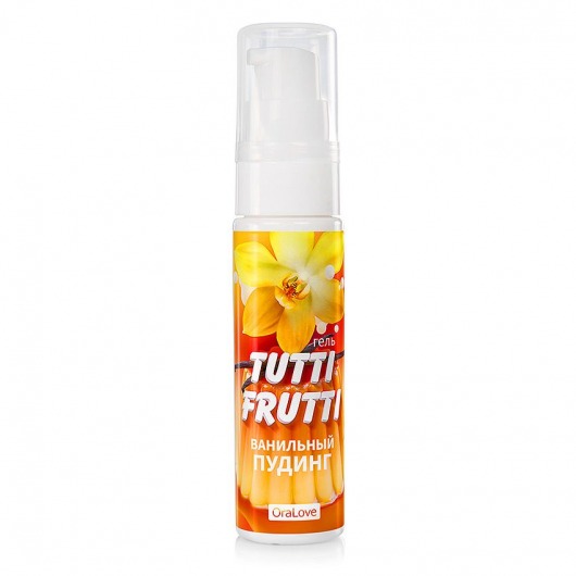 Интимный гель на водной основе Tutti-Frutti  Ванильный пудинг  - 30 гр. - Биоритм - купить с доставкой в Кирове