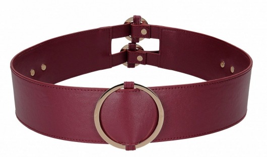 Бордовый ремень Halo Waist Belt - размер L-XL - Shots Media BV - купить с доставкой в Кирове