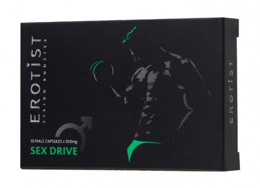 Капсулы для мужчин для повышения либидо Erotist SEX DRIVE - 10 капсул (500 мг.) - Erotist Libido Booster - купить с доставкой в Кирове