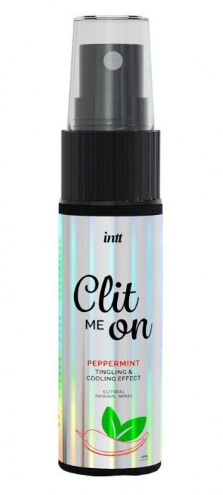 Клиторальный возбуждающий спрей Clit Me On Peppermint - 12 мл. - INTT - купить с доставкой в Кирове