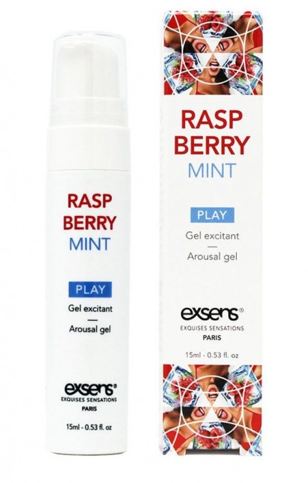 Возбуждающий гель Raspberry Mint с ароматом малины и мяты - 15 мл. - Exsens - купить с доставкой в Кирове