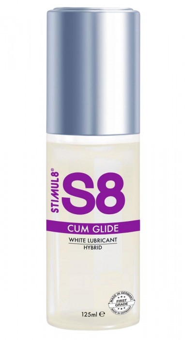 Гибридный лубрикант S8 Hybrid Cum Glide с консистенцией спермы - 125 мл. - Stimul8 - купить с доставкой в Кирове