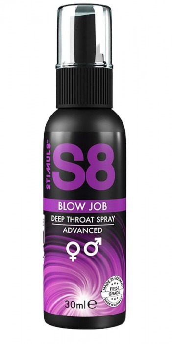 Лубрикант для орального секса S8 Deep Throat Spray - 30 мл. - Stimul8 - купить с доставкой в Кирове