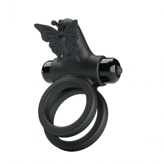 Черное эрекционное виброкольцо Passionate Ring IX - Baile - в Кирове купить с доставкой
