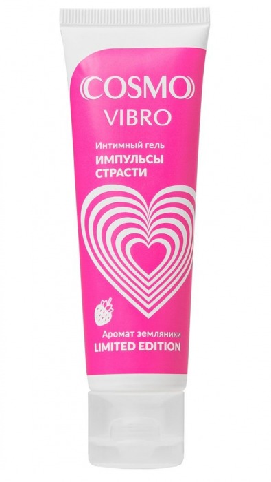 Возбуждающий гель на водно-силиконовой основе Cosmo Vibro с ароматом земляники - 50 гр. - Биоритм - купить с доставкой в Кирове