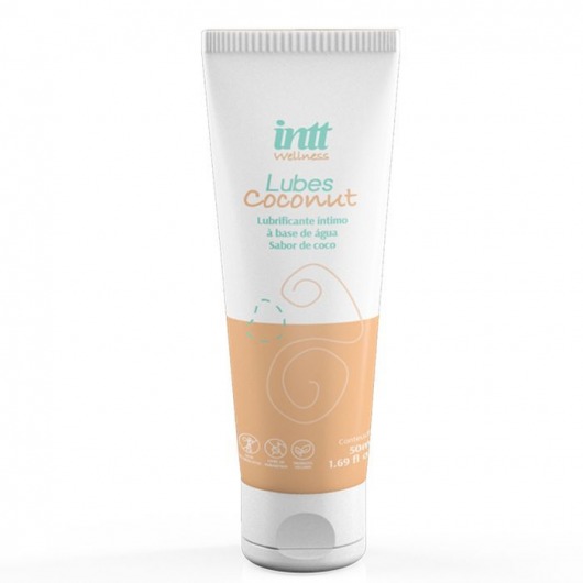 Лубрикант на водной основе Lubes Coconut с ароматом кокоса - 50 гр. - INTT - купить с доставкой в Кирове
