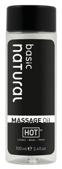 Массажное масло для тела Natural Basic - 100 мл. - HOT - купить с доставкой в Кирове