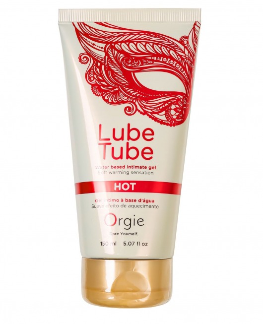 Интимный гель на водной основе Lube Tube Hot с разогревающим эффектом - 150 мл. - ORGIE - купить с доставкой в Кирове