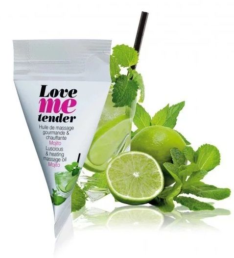 Съедобное согревающее массажное масло Love Me Tender Mojito с ароматом мохито - 10 мл. - Love to Love - купить с доставкой в Кирове