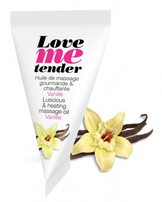 Съедобное согревающее массажное масло Love Me Tender Vanilla с ароматом ванили - 10 мл. - Love to Love - купить с доставкой в Кирове