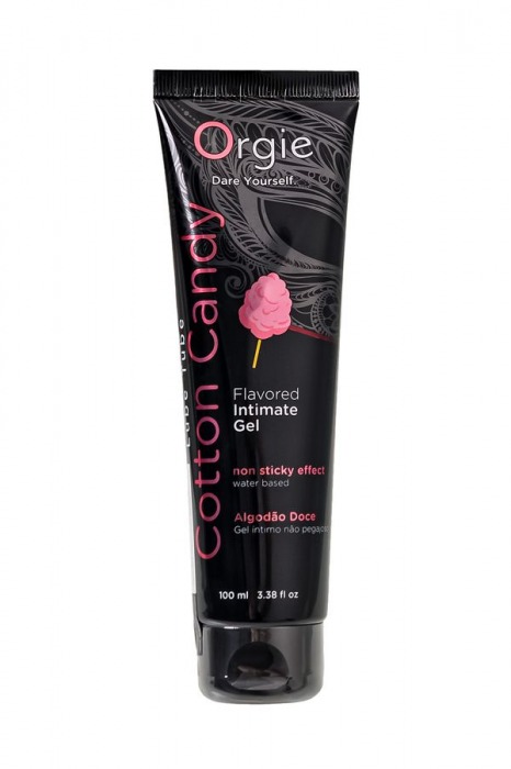 Интимный гель на водной осное Lube Tube Cotton Candy со вкусом сахарной ваты - 100 мл. - ORGIE - купить с доставкой в Кирове