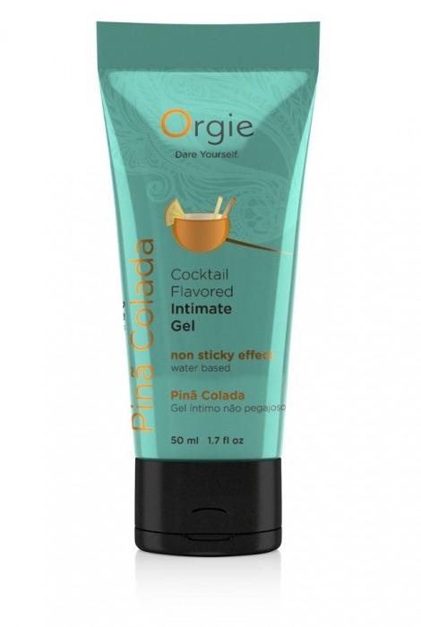 Съедобный интимный гель Orgie Lube Tube Cocktail Pina Colada - 50 мл. - ORGIE - купить с доставкой в Кирове
