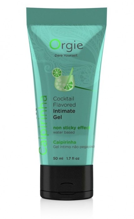 Съедобный интимный гель Orgie Lube Tube Cocktail Caipirinha - 50 мл. - ORGIE - купить с доставкой в Кирове