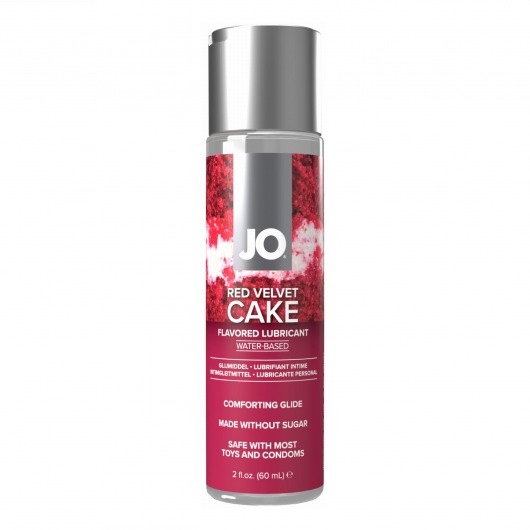 Лубрикант на водной основе JO H2O Red Velvet Cake Flavored Lubricant - 60 мл. - System JO - купить с доставкой в Кирове