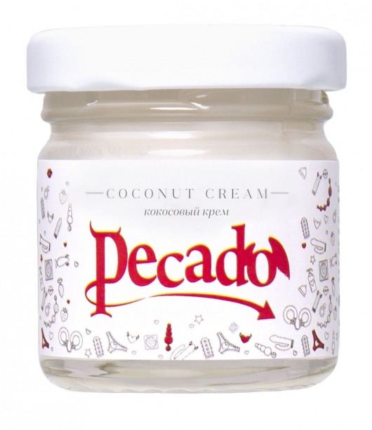 Массажная свеча Сoconut Cream - 35 мл. - Pecado - купить с доставкой в Кирове
