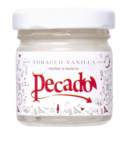 Массажная свеча Tobacco Vanilla - 35 мл. - Pecado - купить с доставкой в Кирове