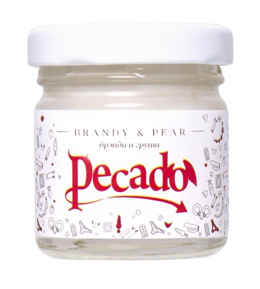 Массажная свеча Brandy   Pear - 35 мл. - Pecado - купить с доставкой в Кирове