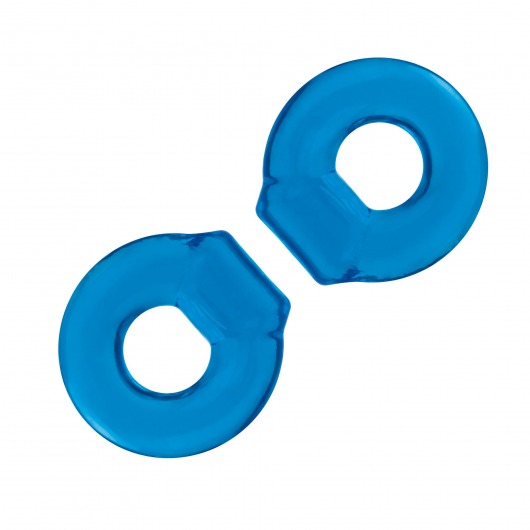 Комплект из двух колец для пениса 2-Pack Ultra-Stretch Stamina Endurance Ring - BlueLine - в Кирове купить с доставкой