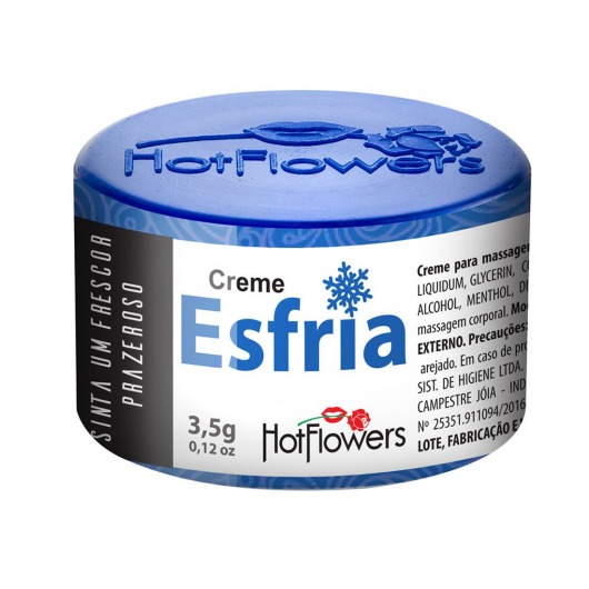 Возбуждающий крем Esfria с охлаждающим эффектом - 3,5 гр. - HotFlowers - купить с доставкой в Кирове