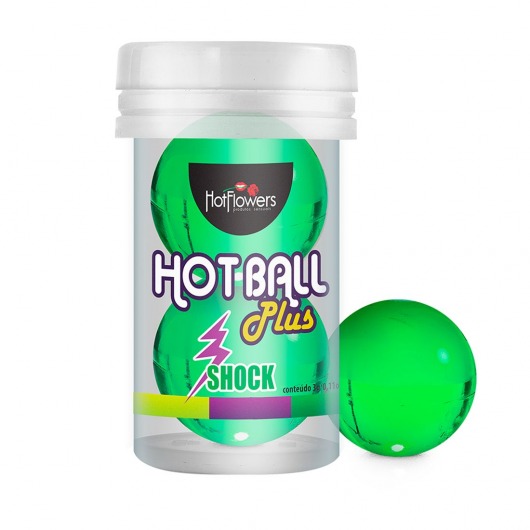 Лубрикант на силиконовой основе Hot Ball Plus с покалывающим эффектом (2 шарика по 3 гр.) - HotFlowers - купить с доставкой в Кирове